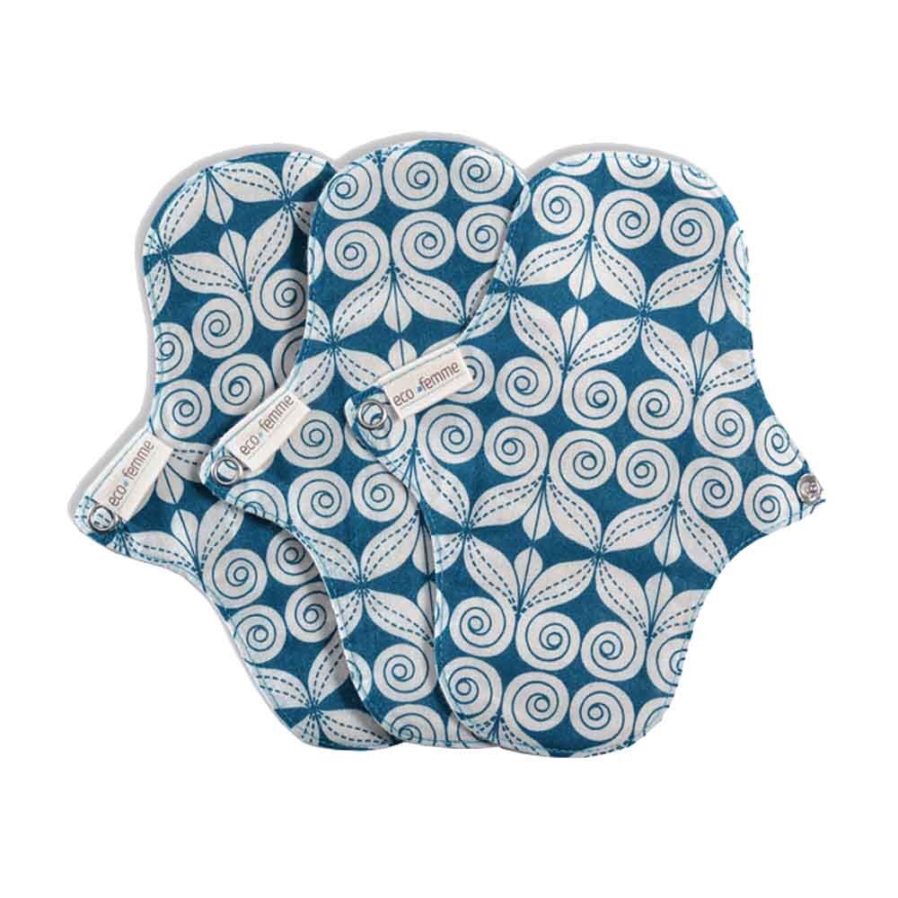 Juego de 3 salvaslips de tela lavables y reutilizables-0