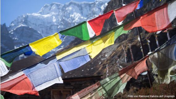 Banderas de oración tibetanas