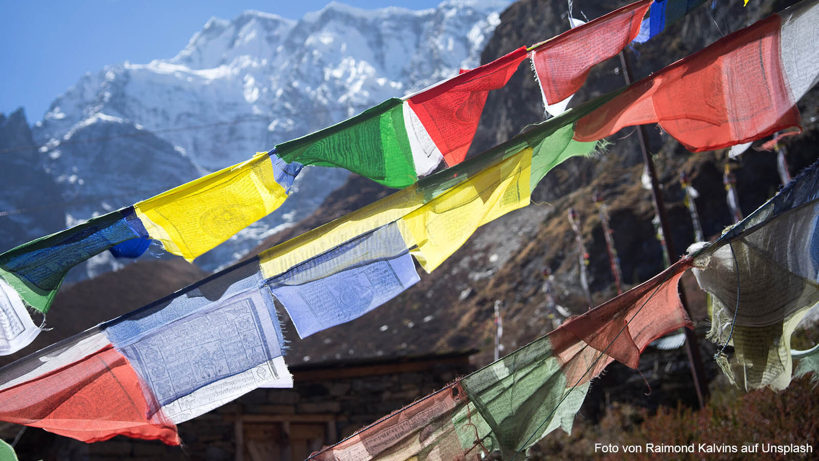 Banderas de oración tibetanas